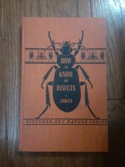 How To Know The Insects, By H.E. Jaques, Hardcover, Pictured Key Nature Series