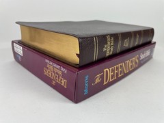 *like new* Defender’s Study Bible KJV bonded leather box 1995 Henry Morris World