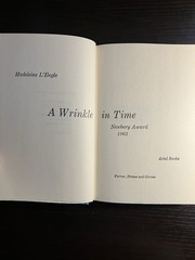 A Wrinkle In Time Madeline L’Engle ⓒ 1962 Thirty-fifth Printing 1976 HC/ DJ