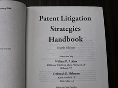 Patent Litigation Strategies Handbook 4th Ed. 2082 Pgs. ABA Bloomberg BNA EUC