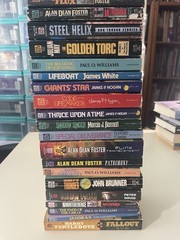 Big Science Fiction Lot of 65 MM Paperback Books Del Rey Rare OOP Listed L2