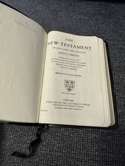 The New Testament of Our Lord & Saviour Jesus Christ and Psalms. Oxford HC