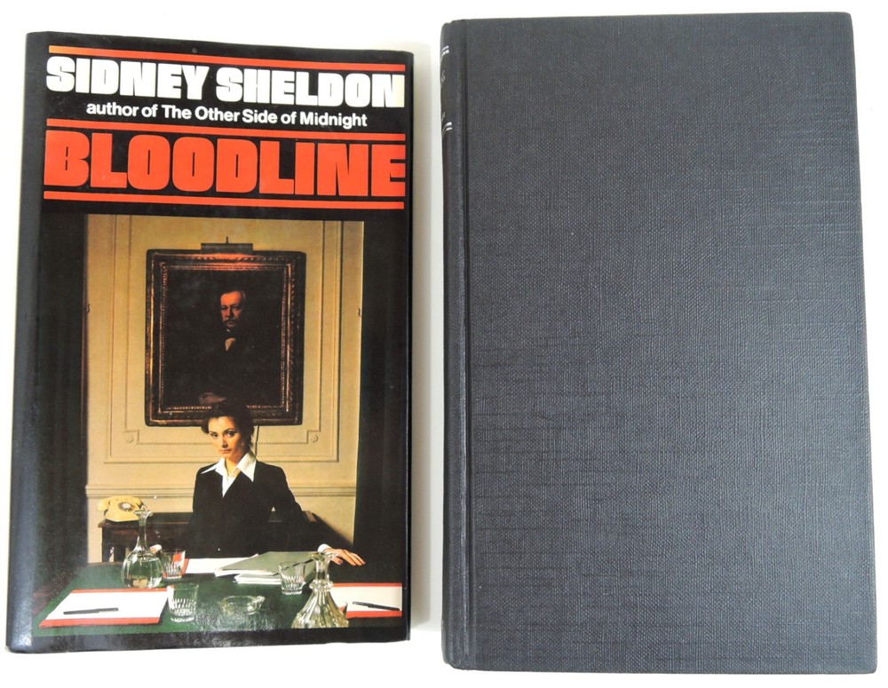 *SIGNED* 1st UK edition 1978 SYDNEY SHELDON 4th book BLOODLINE 367 pages UNREAD