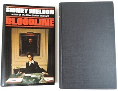 *SIGNED* 1st UK edition 1978 SYDNEY SHELDON 4th book BLOODLINE 367 pages UNREAD