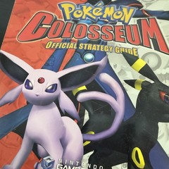 Nintendo GameCube Pokemon Colosseum Official Brady Games Strategy Guide W Poster