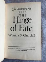 Winston S Churchill WWII Hinge of Fate 1950 Signed Thomas B McCabe 1961 Leather