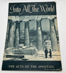 Vtg INTO ALL THE WORLD-The Acts of the Apostles-1963 American Bible Society