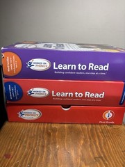 Hooked on Phonics Learn to Read Level 3 & 4 All About Letters 1 & 2 Lot Of 3