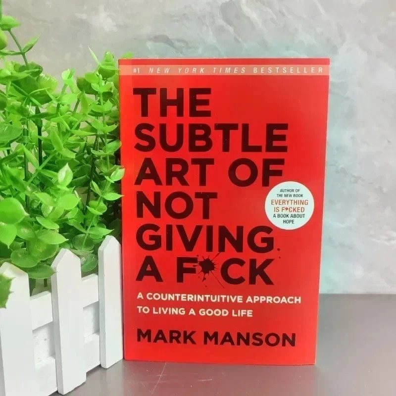 New „The Subtle Art Of Not Giving A F Mark Manson Hardcover” Stress Relief Book