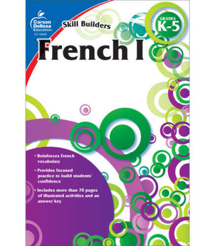 French I, Grades K – 5 (Skill Builders) – Paperback – GOOD