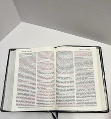 Premium Slimline Reference Bible NLT, Lg Print Bonded Leather TYNDALE