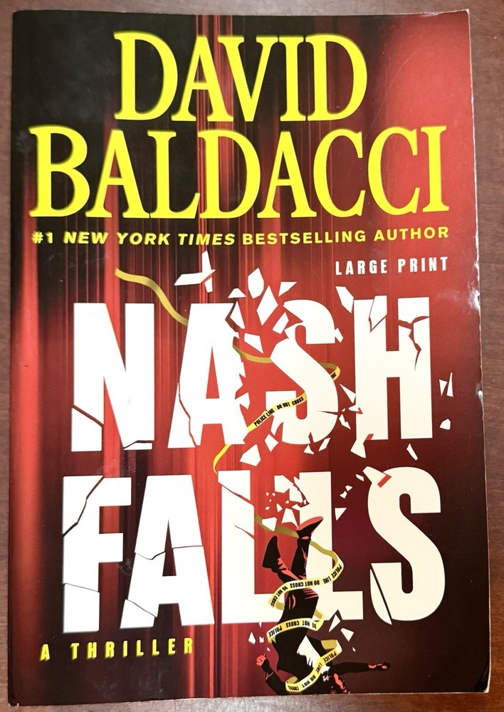 LARGE PRINT, Nash Falls by David Baldacci, 2025, Trade Paperback, BRAND NEW