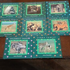 Jane Goodall Wildlife Family Book Collection Hardcover Animal Series Illustrated