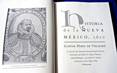 Historia De La Nueva Mexico, 1610 Gaspar Perez de Villagra Spa/Eng HC 1992