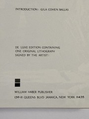 1969 Moshe Gat Deluxe Edition Signed Original Lithograph Art Book w/Dust Jacket