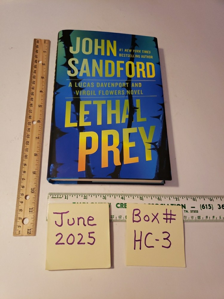 Lethal Prey (A Prey Novel) Hardcover – 2025 by John Sandford 1st Printing