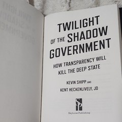 Twilight of the Shadow Government by Shipp & Heckenlively Hardcover, Skyhorse