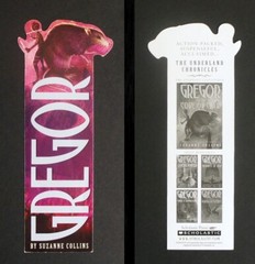 SUZANNE COLLINS SIGNED 1st Printing – Gregor and the Code of Claw, w/ Bookmark!