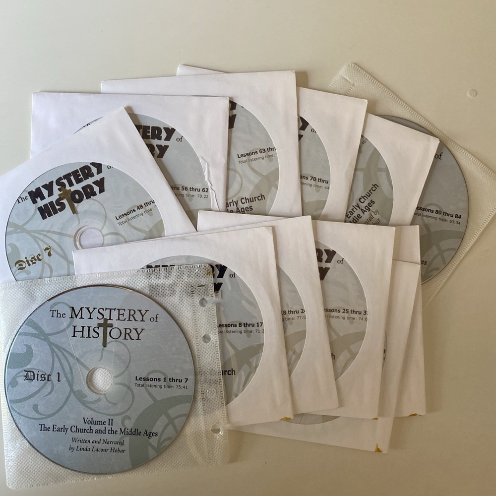 The Mystery of History Volume 2, Audio Book Set (12 Audio CDs) – GOOD
