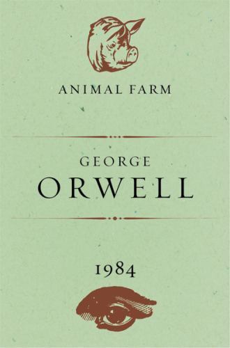 1984 & Animal Farm (2In1) by George Orwell Hardcover Book – Brand New