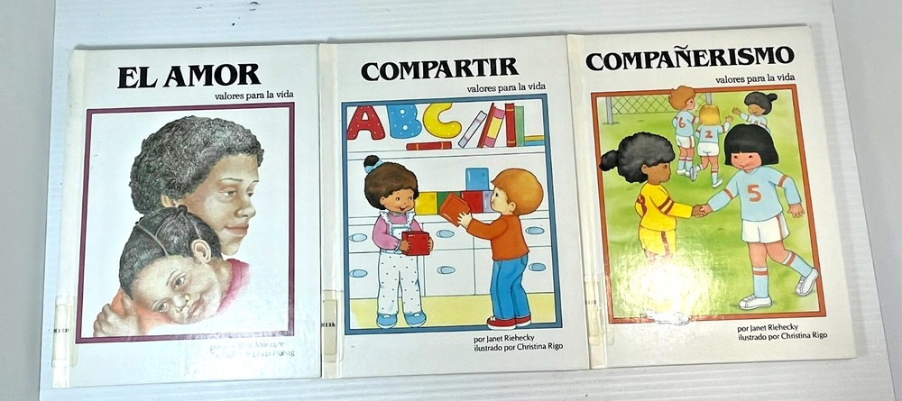 Spanish Elementary Readers The Child’s World 1991 Lot of 5 Janet Riehecky VG