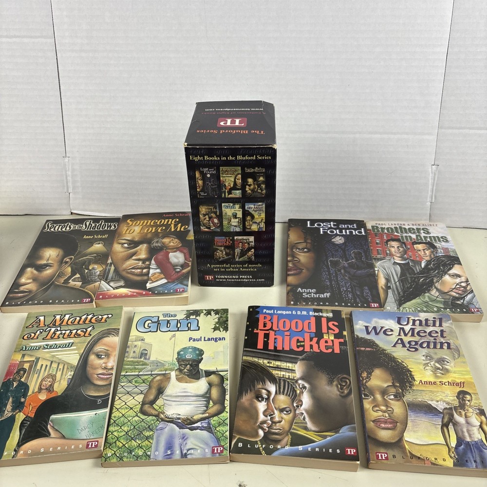 Bluford Series 8 Book Box Gift Set Collection Townsend Press TP Multiple Authors