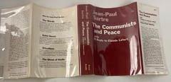 3 hardcover 1st editions by Jean Paul Satre SITUATIONS, COMMUNIST & PEACE, LIFE