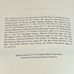 The Franklin Library ~ Limited Edition ~ 1979 ~ Thomas Paine ~ Selected Writings