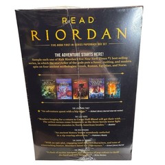 Read Riordan Rick Riordan Paperback Novel 5 Book Box Set Collection New Sealed