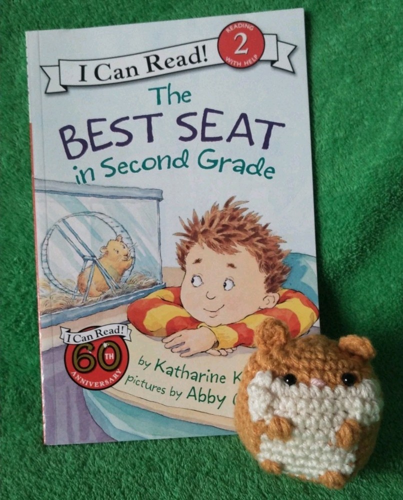 I Can Read! Reading 2- The Best Seat In Second Grade Book And Hamster Plushie