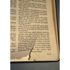 HOLY BIBLE ILLUSTRATED Oxford Self-Pronouncing Edition VTG King James READ
