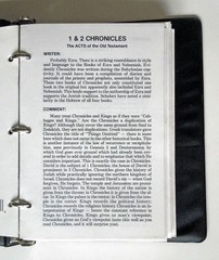 J. Vernon McGee’s Notes on the Holy Bible (partially complete, w/binder)