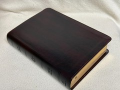 ESV Giant Print Personal Size Bible, Red Letter, TruTone, Mahogany