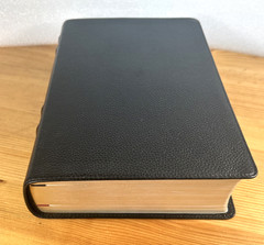 KJV Study Bible Black Genuine Leather Full Color Edition Indexed King James VG