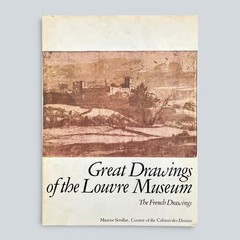 Great Drawings of The Louvre Museum, The French Drawings, Serullaz 1968 HC/DJ