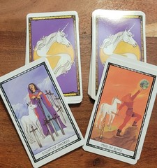 Vtg The Unicorn Tarot Deck, U.S. Games Systems, Inc. NO BOX. NO BOOK!