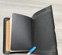 National KJV Bible 1939 Master Guide; Black GENUINE Leather; Indexed; Red Letter