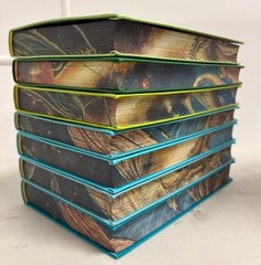 World of Tolkien Seven-Book Set by David Day Faux Leather Bound Books