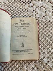 VTG RED PLASTIC COVER New Testament Bible ZONDERVAN Pocket Version KJV 4″X 2.75″