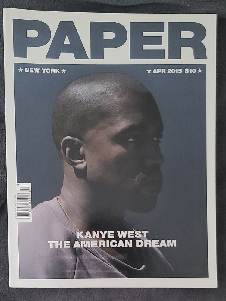 Paper Magazine – KANYE WEST – THE AMERICAN DREAM – APRIL 2015