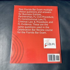 Florida Multiple Choice Questions Book by Celebration Bar Review, LLC Very Good