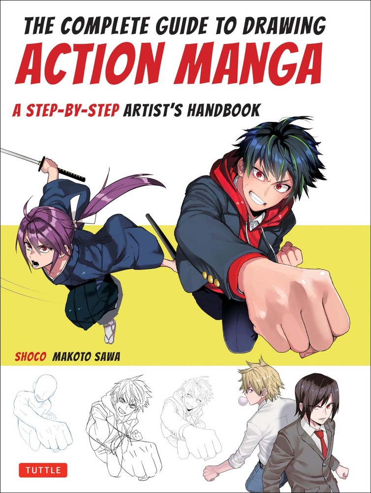The Complete Guide to Drawing Action Manga: A Step-by-Step Artist’s Handbook, sh
