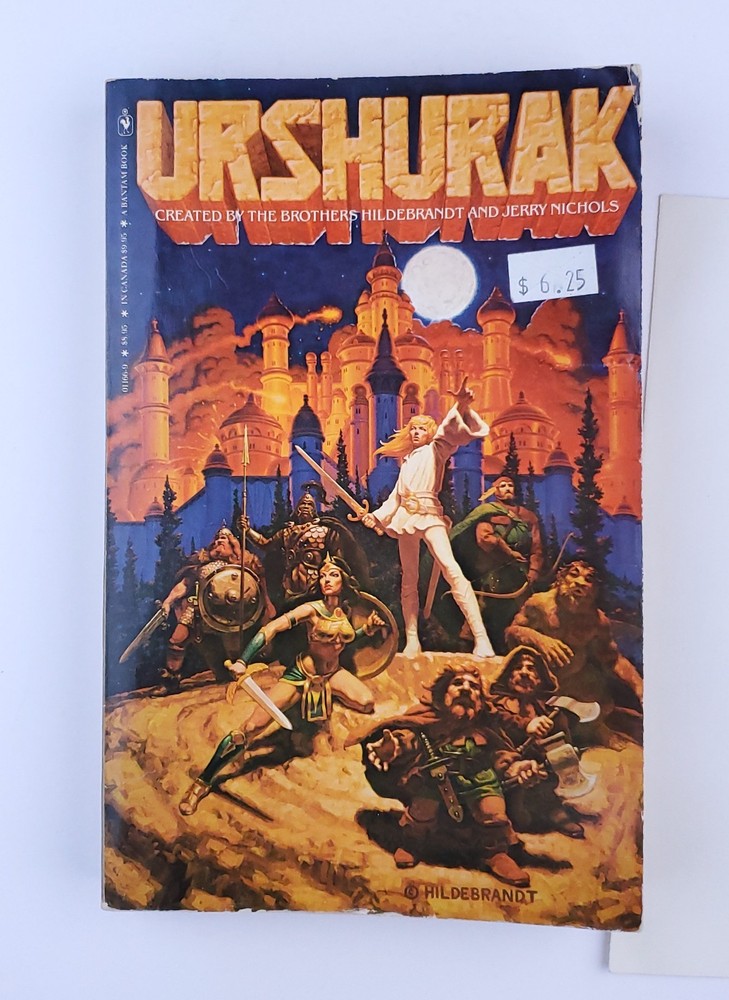URSHURAK (A BANTAM BOOK) by Jerry Nichols, Greg Hildebrandt, Tim