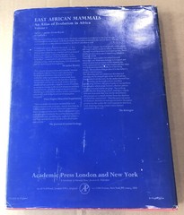 East African Mammals Volume IIB (1974 edition) By Jonathan Kingdon – Rare 