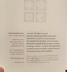 Every Moment Holy Volume 1 by Douglas Kaine McKelvey 2017 Hardcover Liturgy EUC