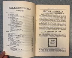 „Card Manipulations” by Jean Hugard Series 1-5, 4 Vol. Set. 1934-1936