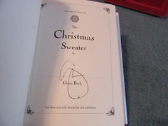 Glenn Beck Christmas Sweater SIGNED HC DJ humor radio TV host autographed