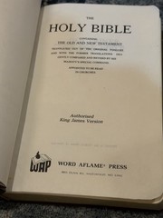 Holy Bible Concordance KJV Red Letter Edition 1973 Red Cover Word Aflame Press