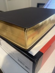 ESV Study Bible, Large Print (Buffalo Leather, Deep Brown) by Esv Bibles: New