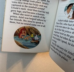 Vtg 1992 A Little Little Mini 2.75” Golden Book #42 The Little Mermaid – Disney